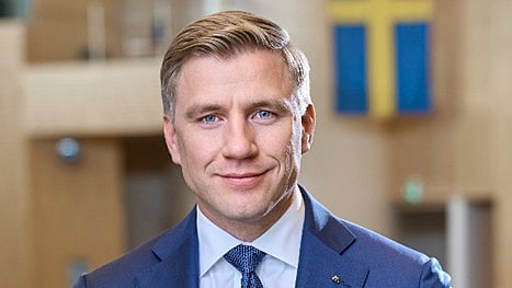 Riksdagsledamot Fredrik Kärrholm (M).