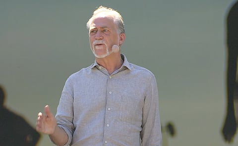 Bild på Miljöpartiets språkrör Daniel Helldén