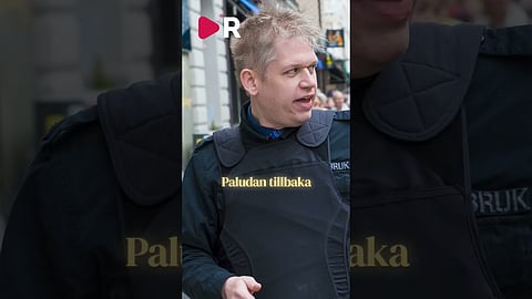 Rättegången mot koranbrännaren Rasmus Paludan har börjat