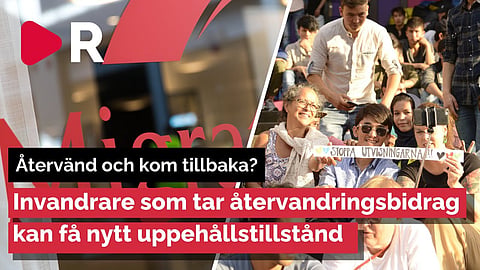 Invandrare med återvandringsbidrag kan få nytt uppehållstillstånd