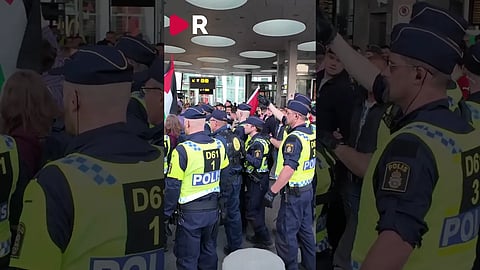 Demonstranterna: "Hela Malmö hatar polisen"