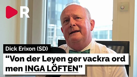 Erixon: Von der Leyen förstår inte hur medborgarna har det.