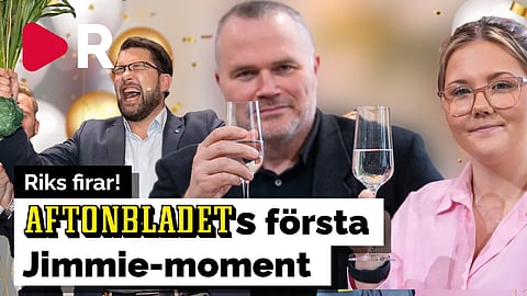 Riks firar: Aftonbladet har fått sitt första Jimmie-moment