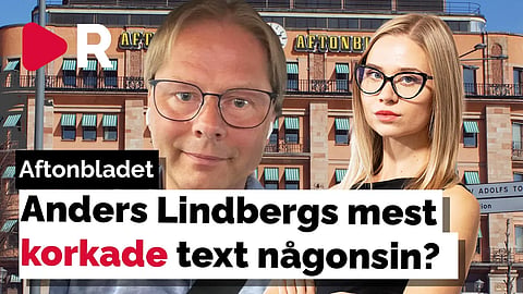 Aftonbladets Anders Lindbergs mest korkade text någonsin?