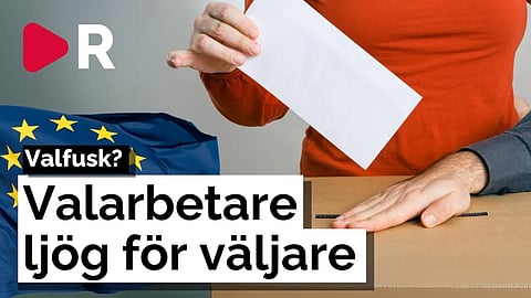 Larmet: Valarbetare betedde sig misstänkt – vägrade stänga kuvert