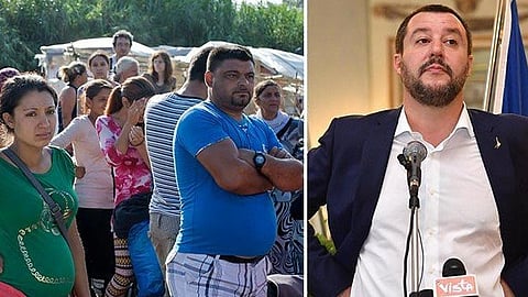 Minister vnútra Salvini pobúril verejnosť plánom na sčítanie Rómov.