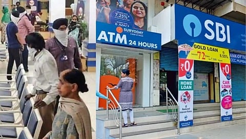 Bank employees strike