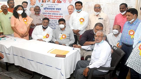 राष्ट्रवादी काॅंग्रेस पार्टी नांदेड आरोग्य शिबीर