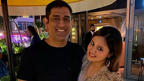 MS Dhoni & Sakshi Dhoni