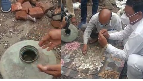 खोदकामात गुप्तधन सापडले; हिस्सा न दिल्याने बिंग फुटले