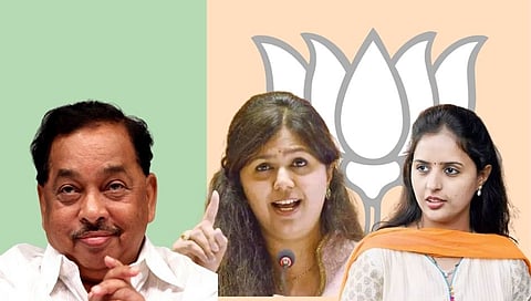 Pritam Munde, Pankaja Munde & Narayan Rane