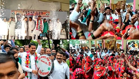 काँग्रेस प्रदेशाध्यक्ष नाना पटोले यांचे बंजारा नृत्य