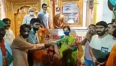 डॉ. भारती पवार यांच्या जन आशिर्वाद यात्रेचे नंदुरबार मध्ये जोरदार स्वागत