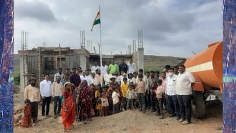 स्वातंत्र्याच्या ७५ वर्षानंतर येथे प्रथमच फडकला तिरंगा