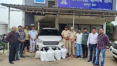 नागपूर पोलिसांकडून १०० किलो गांजा जप्त