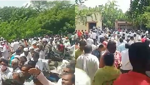 नुकसान भरपाईचे अर्ज दाखल करण्यासाठी, निलंगा कृषी कार्यालयात शेतकऱ्यांची प्रचंड गर्दी!