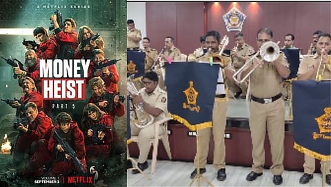 मुंबई पोलिसही Money Heist चे फॅन, Bella Ciao गाण्यावर वाजवला बँड