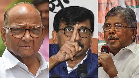 शरद पवारांनी पाठीत खंजीर खुपसल्याचे एक उदाहरण दाखवा; मी राजकारण सोडेण, संजय राऊतांचे, चंद्रकांत पाटलांना चॅलेंज!