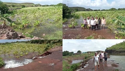 कॅनॉलचे पाणी अचानक सोडल्याने सनमडीतील 400 एकर जमीन पाण्याखाली; शेतकऱ्यांचे प्रचंड नुकसान!