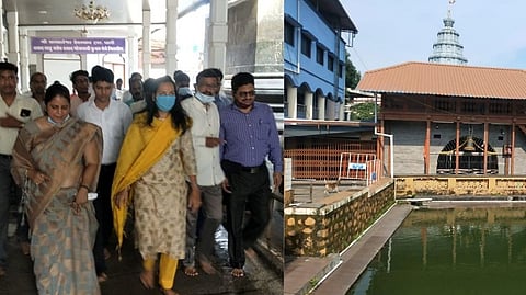 मंदिरं उघडली! पालकमंत्री अदिती तटकरे यांनी घेतले पाली बल्लाळेश्वरचे दर्शन