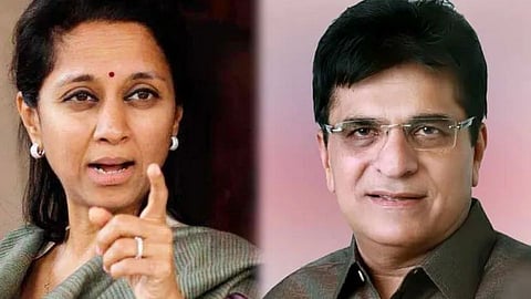 supriya sule kirit somaiya