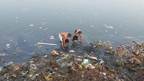 पोट भरण्यासाठी खाडीचा हातभार...