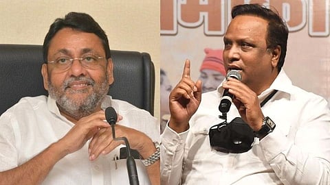 Navab Malik & Ashish Shelar