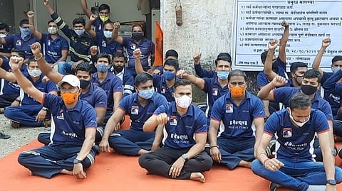 मुंबई-पुणे एक्सप्रेस वेवरील ६७ देवदूत कर्मचारी आजपासून बेमुदत संपावर...
