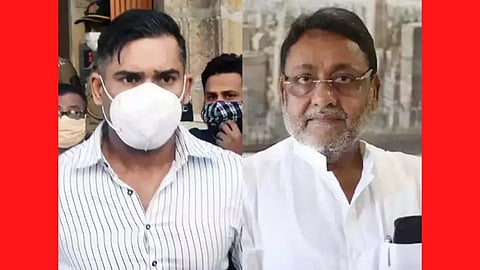 नवाब मलिक व त्यांचे जावई समीर खान