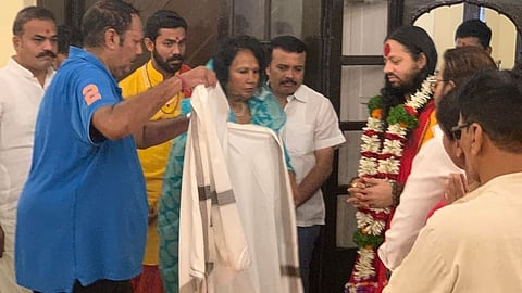 udayanraje bhosale feliciated kalicharan maharaj