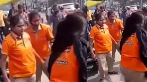 पेट्रोलचे थेंब अंगावर उडल्याने वाद, पंपावर महिलांमध्ये हाणामारी, VIDEO VIRAL