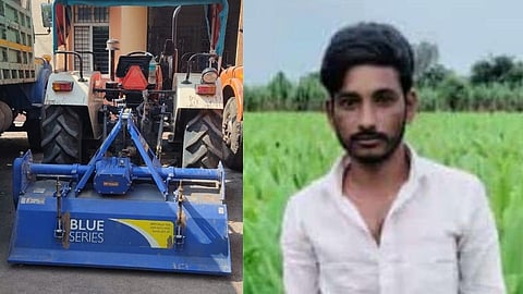 हृदयद्रावक ! ट्रॅक्टरच्या रोटावेटर मध्ये अडकून चालकाचा मृत्यू