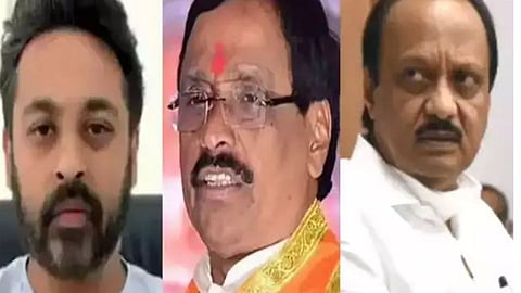 nilesh rane & vinayak raut & ajit pawar