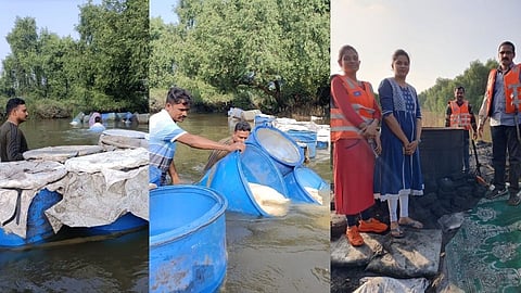 डोंबिवली: उत्पादन शुल्क विभागाची मोठी कारवाई, ८ गावठी दारूच्या भट्ट्या उद्ध्वस्त करत लाखोंचा माल जप्त...
