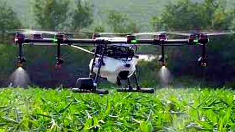 drone spraying