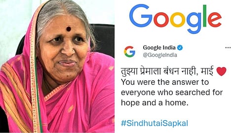 Google Tweet About Sindhutai Sapkal