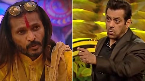 bigg boss 15 salman khan scolds to pull abhijit bichukale out of the house by his hair latter retaliates bhaad me gaya aapka show