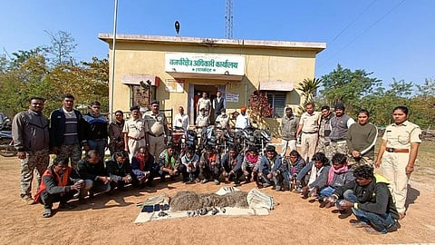 Forest department arrests 14 accused for hunting wild birds in Bhandara