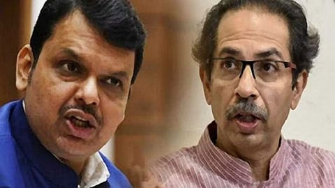 devendra fadnavis & uddhav thackeray. politics
