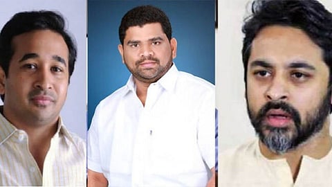 nitesh rane, vaibhav naik, nilesh rane sindhudurg leaders