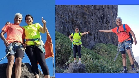 Doctor couple's record from Aurangabad; The expedition reached a height of 14,200 feet in just eleven hours of trekking