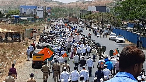 सोमाटने टोल नाक्याविरोधात तळेगावकारांचे
जनआक्रोश आंदोलन