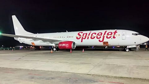 SpiceJet aircraft's tyre bursts