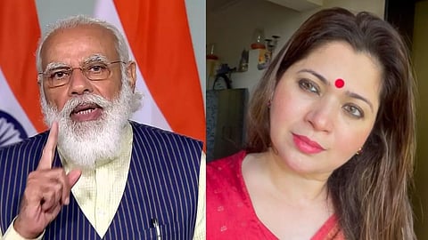 Shivsena Leader Deepali Sayed Offinsive Comment On PM Modi