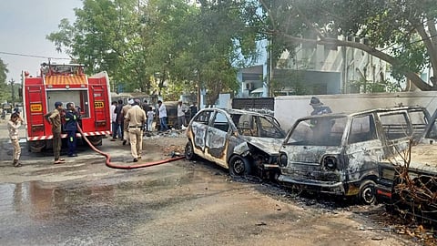 Fire in Shivajinagar, Nanded