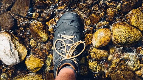 Trekking shoes tips