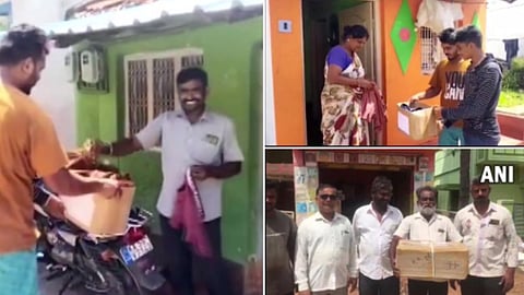 RSS workers in Karnataka have collected Underwear and sends to the Congress office