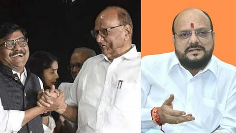 Raut gave up everything but he is not ready to give up Sharad Pawar Criticism of Rebel Shivsena Leader Gulabrao Patil