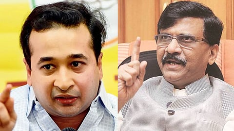 Nitesh Rane, Sanjay Raut