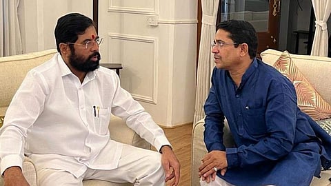 Mla Abhimanyu Pawar, CM Eknath Shinde